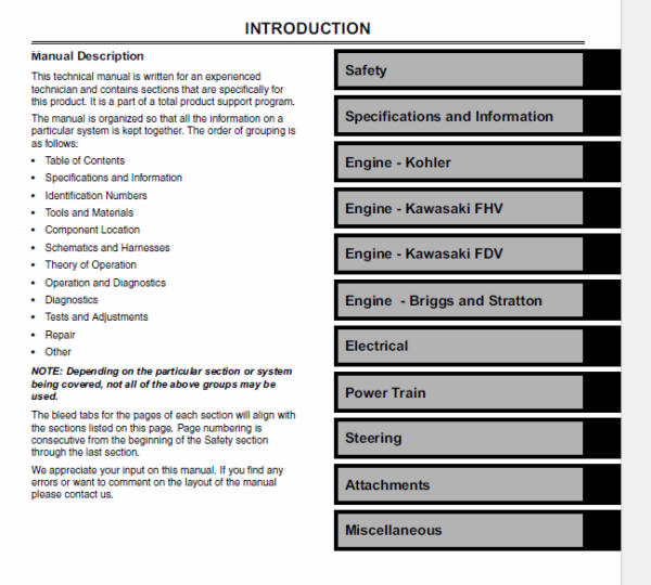 John Deere LX255, LX266, LX277, LX277AWS, LX279, LX288 Service Manual TM-1754