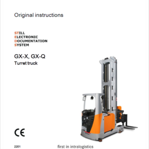 Still GX-X Turret Truck Operating and Workshop Repair Manual