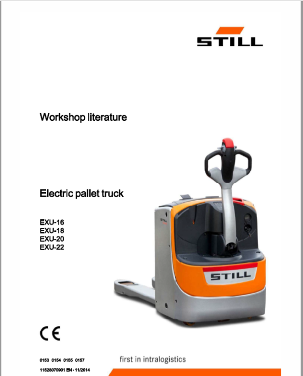 Still EXU-H, EXU-S, EXU-SF, EXU 16-20 Pallet Truck Workshop Repair Manual