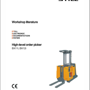 Still EK10, EK11, EK12 Order Picker Workshop Repair Manual