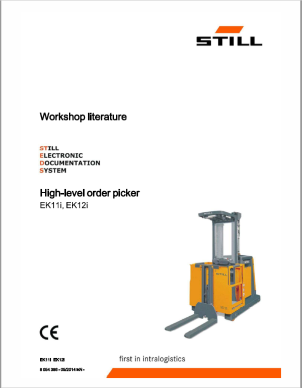 Still EK10, EK11, EK12 Order Picker Workshop Repair Manual