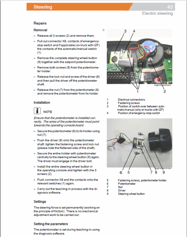 Still MX-X Generation 1,2 80v Order Picker Workshop Repair Manual