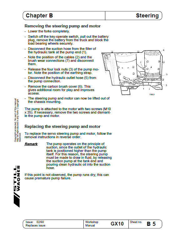 Still GX10 Order Picking Stacker Trucks Workshop Repair Manual