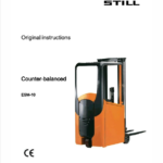 Still ESM10 Counter Balanced Workshop Repair Manual