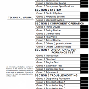 Hitachi Zaxis ZX27U-2, ZX30U-2, ZX35U-2 Excavator Service Manual