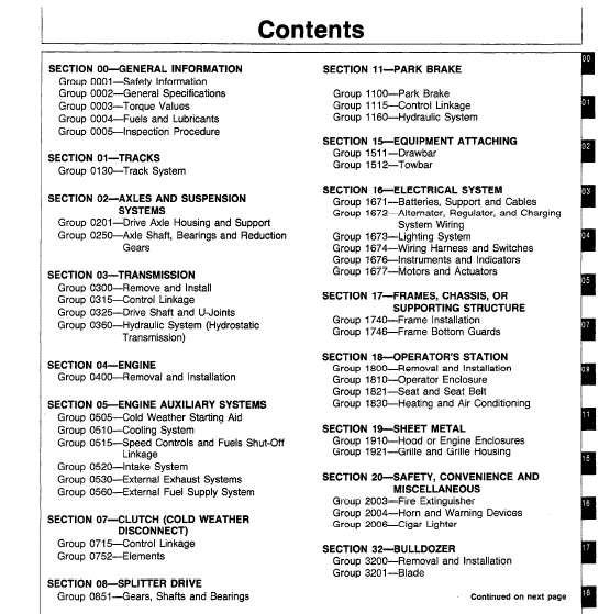 John Deere 750B, 850B Crawler Bulldozer Service Manual TM-1476