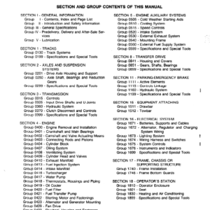 John Deere 850 Crawler Bulldozer Service Manual TM-1164