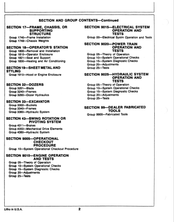 John Deere 690DR Excavator Service Manual TMT124557