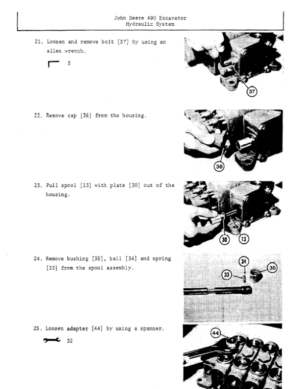 John Deere 490 Excavator Service Manual TM-1302