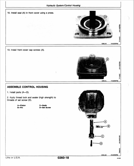 John Deere 690DR Excavator Service Manual TMT124557