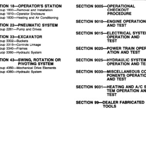 John Deere 790, 792 Excavator Service Manual TM-1320