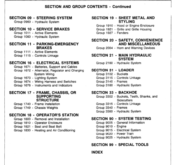 John Deere 710B Backhoe Loader Service Manual TM-1286