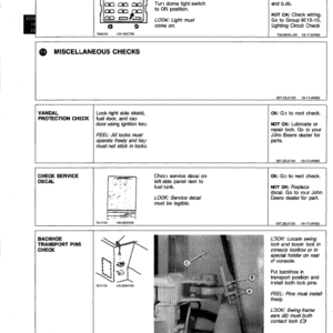 John Deere 210C, 310C, 315C Backhoe Loader Service Manual