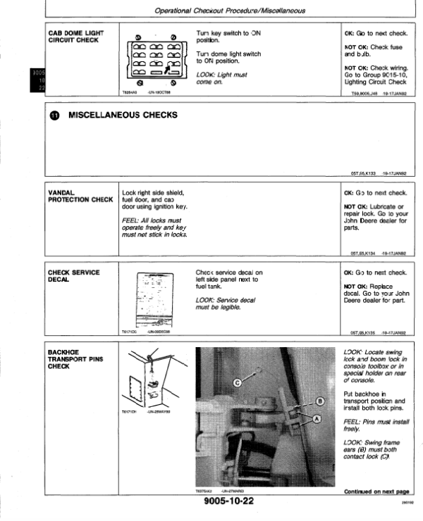 John Deere 210C, 310C, 315C Backhoe Loader Service Manual