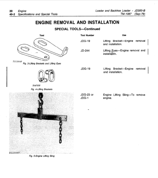 John Deere 300B Loader and Backhoe Loader Service Manual TM-1087