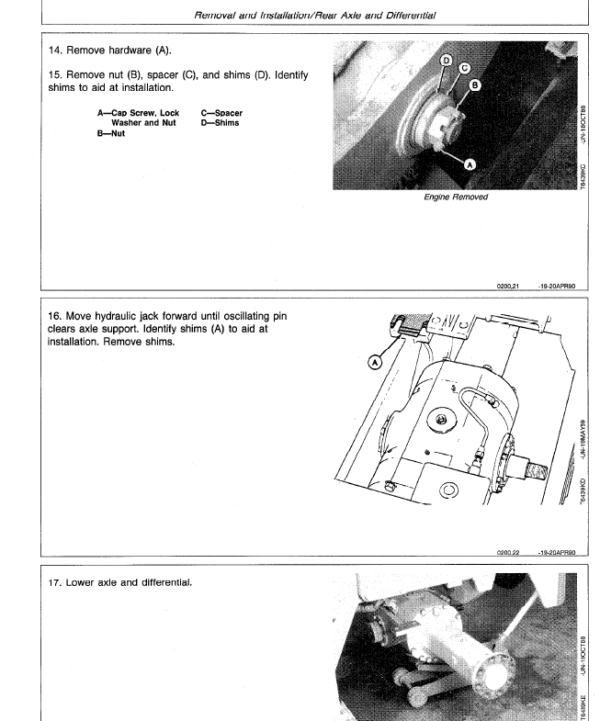 John Deere 84 Loader Service Manual TM-1397 & TM-1398