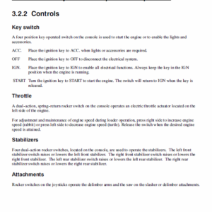 John Deere 330B, 430B Log Loader Service Manual TM-F307843