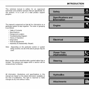 John Deere 2653, 2653A Utility Mower Service Manual