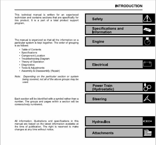 John Deere 2653, 2653A Utility Mower Service Manual