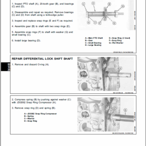 John Deere 3325, 3365 Mower Service Manual TM-1427