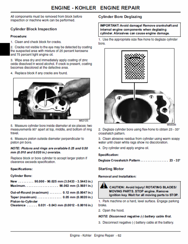 John Deere LX255, LX266, LX277, LX277AWS, LX279, LX288 Service Manual TM-1754