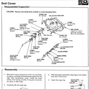 Honda Accord 1986, 1987, 1988, 1989, 1990, 1991, 1992,1993 Repair Manual