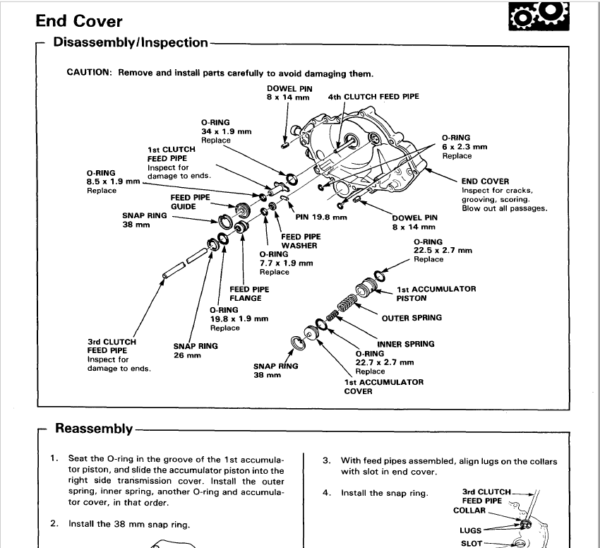 Honda Accord 1986, 1987, 1988, 1989, 1990, 1991, 1992,1993 Repair Manual