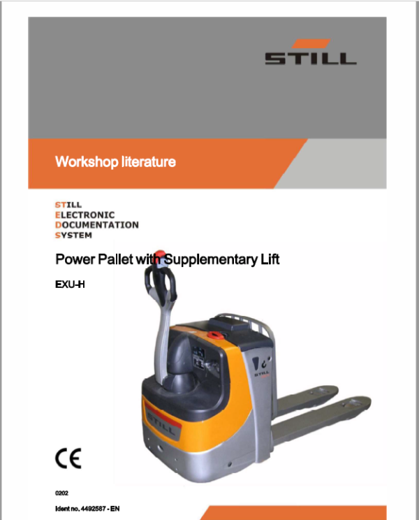 Still EXU-H, EXU-S, EXU-SF, EXU 16-20 Pallet Truck Workshop Repair Manual