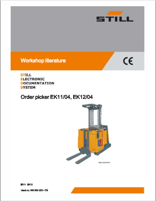 Still EK10, EK11, EK12 Order Picker Workshop Repair Manual