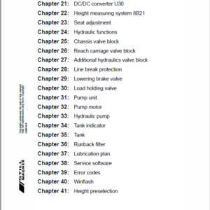 Still FM-I Type 451 Reach Truck Workshop Repair Manual