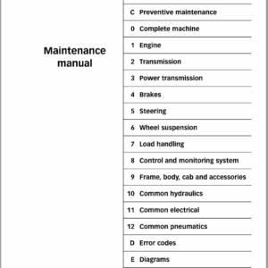 Still Electric Fork Truck R60-55, R60-60, R60-70, R60-80 Workshop Repair Manual