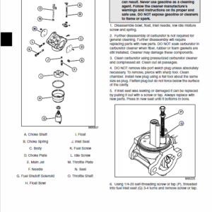 John Deere Sabre Lawn Tractor 14542GS, 1642HS and 17542HS Service Manual