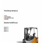 Still Electric Forklift Truck RX50: RX50-10, RX50-13, RX-50-15, RX50-16 Repair Manual