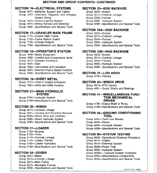 John Deere 350C, 350D, 355D Crawler Tractor Loaders Service Manual