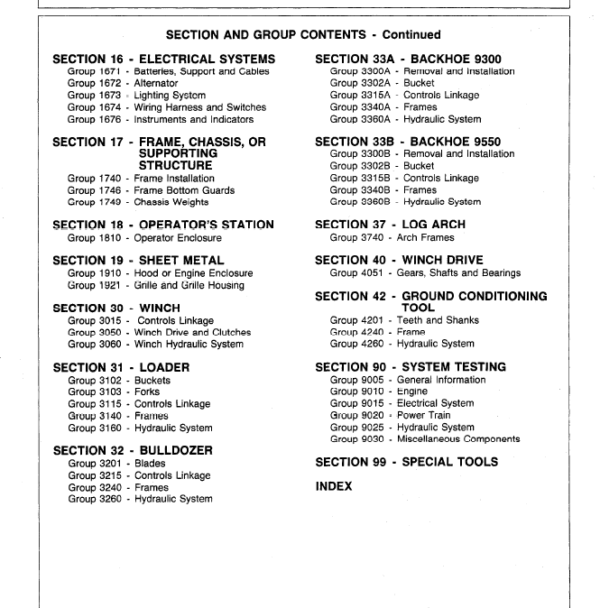 John Deere 550A, 555A Crawler Bulldozer Loader Service Manual