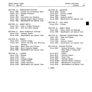 John Deere 555 Crawler Loader Service Manual TM-1111