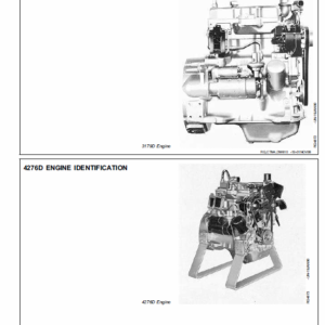 John Deere 300 Series 3179, 4239, 6359, 4276, 6414 OEM Engines Manual