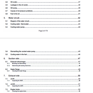 Liebherr Diesel Engine D934 D936 Service Manual