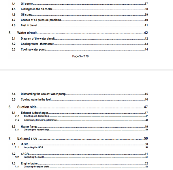 Liebherr Diesel Engine D934 D936 Service Manual