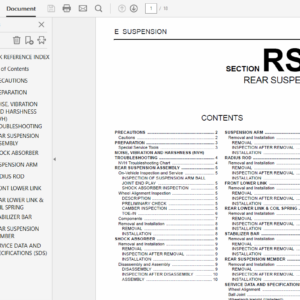 Nissan Murano Z50 2005 -2008 Repair Manual