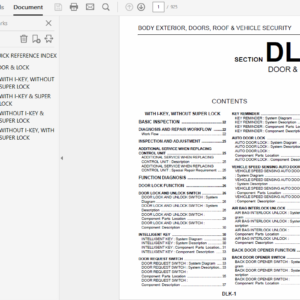 Nissan X-Trail T30 – 2001-2007 Repair Manual