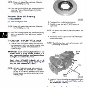 John Deere 280 Skid-Steer Loader Service Manual TM-1749