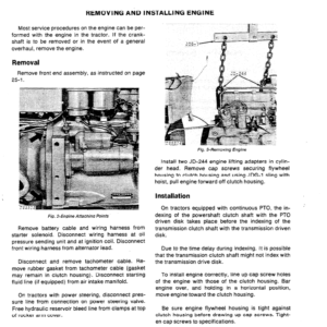 John Deere 301- 401 Tractors and Loaders Service Manual TM-1034