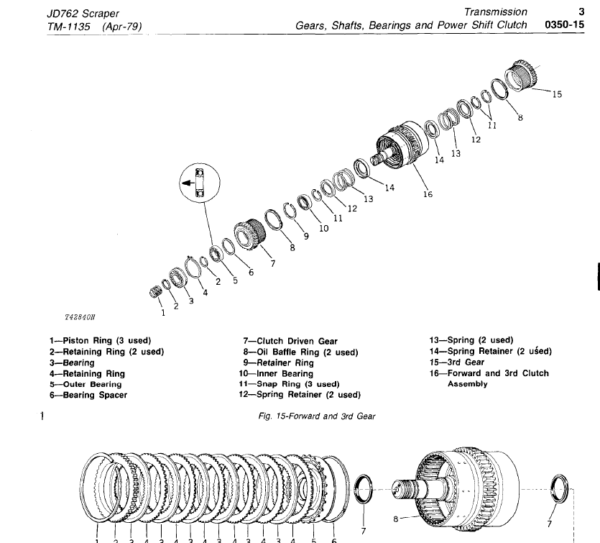 John Deere 762 Scraper Service Manual TM-1135