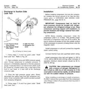 John Deere 860 and 860A Scraper Service Manual TM-1014