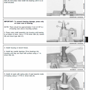 John Deere F911, F912,  F915, F925, F932, F935 Front Mowers Service Manual