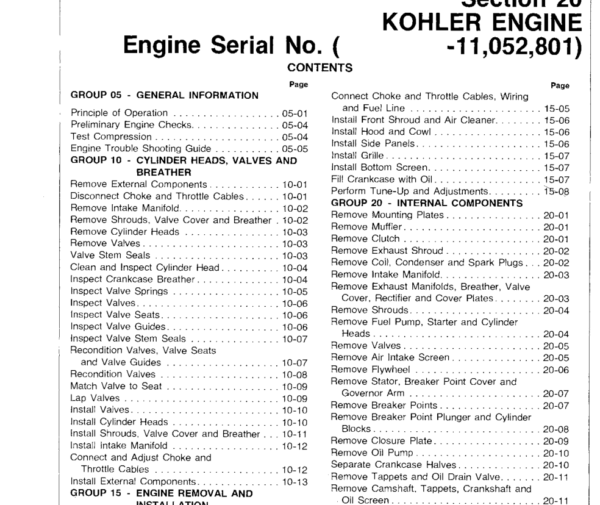 John Deere 317 Hydrostatic Tractor Service Manual TM-1208