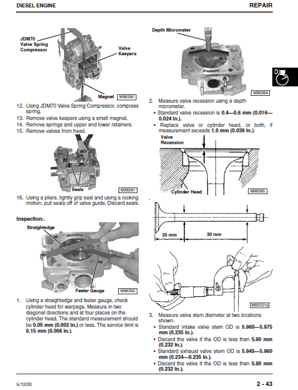 John Deere 355D Lawn and Garden Tractor Service Manual TM-1771