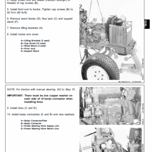 John Deere 670, 770, 790, 870, 970, 1070 Compact Utility Tractor Service Manual TM-1470