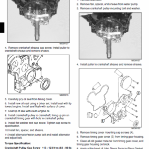 John Deere X495 and X595 Garden Tractors Service Manual TM-2024